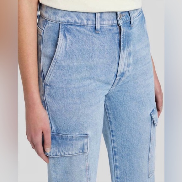 7 For All Mankind Cargo Straight Leg Jeans 31 Waist - Picture 4 of 12
